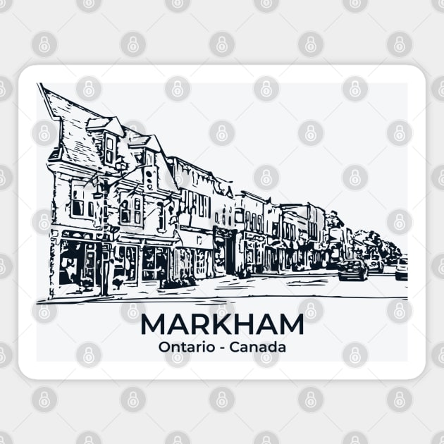 Markham - Ontario Magnet by Lakeric